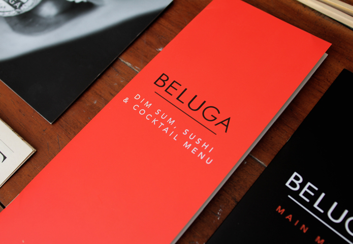 Beluga Menu | Graphic Design, Branding and Websites in South Africa | Malossol