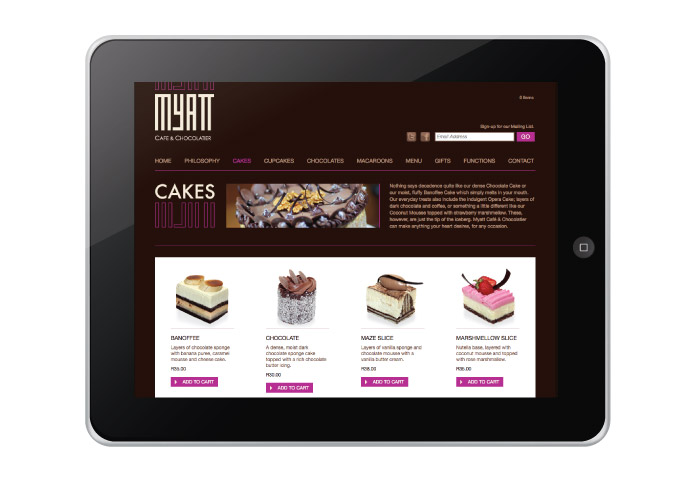 Myatt Website | Graphic Design, Branding and Websites in South Africa | Malossol