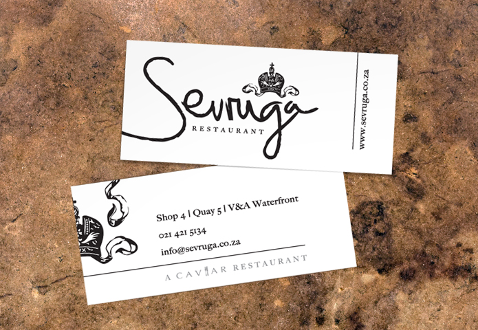 Sevruga Business Cards | Branding and Websites in South Africa | Malossol