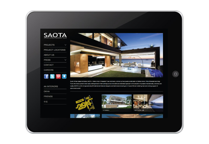 SAOTA Website | Graphic Design, Branding and Websites in South Africa | Malossol