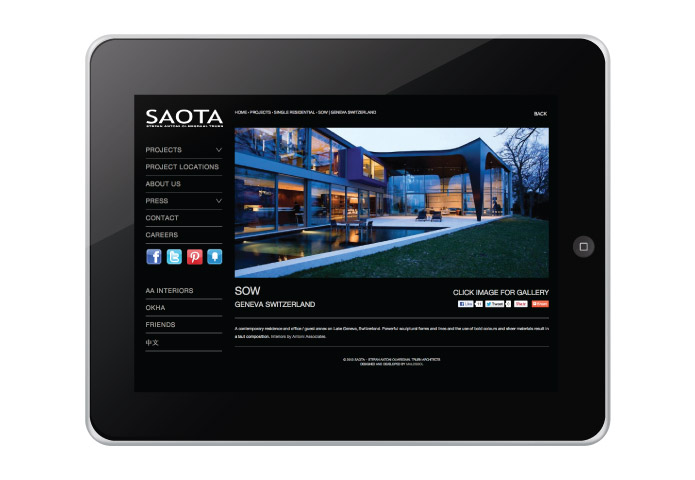 SAOTA Website | Graphic Design, Branding and Websites in South Africa | Malossol